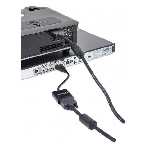 HDMI - VGA HDMI VGA, Micro-USB Nero cavo di interfaccia e adattatore - Foto 3